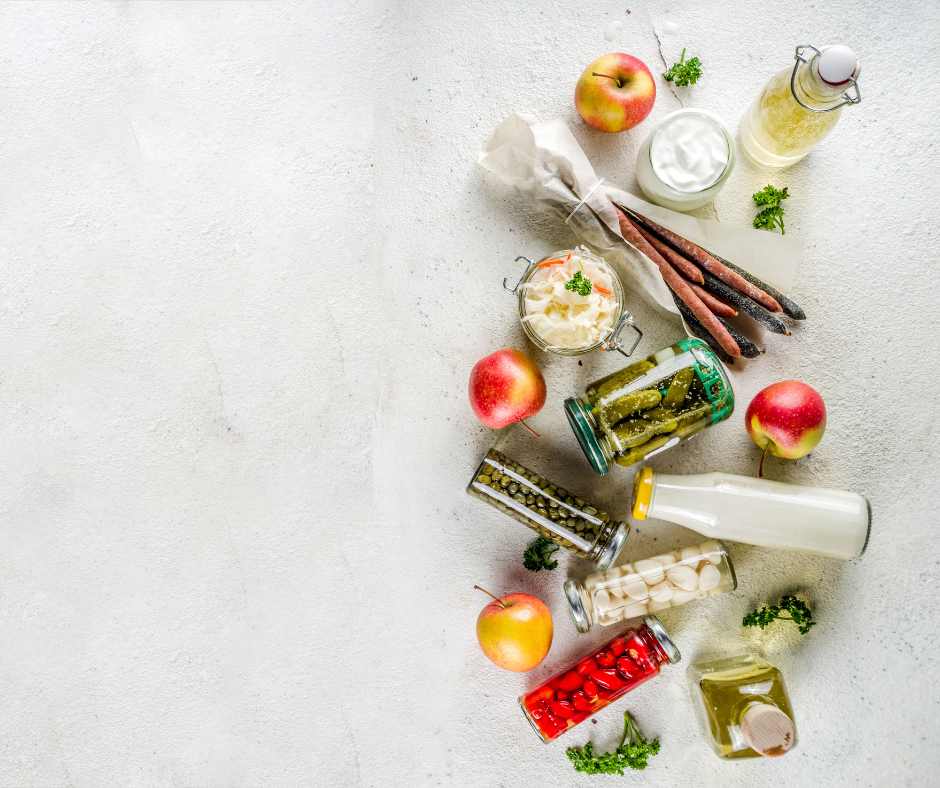 Cibi fermentati in barattolo e non